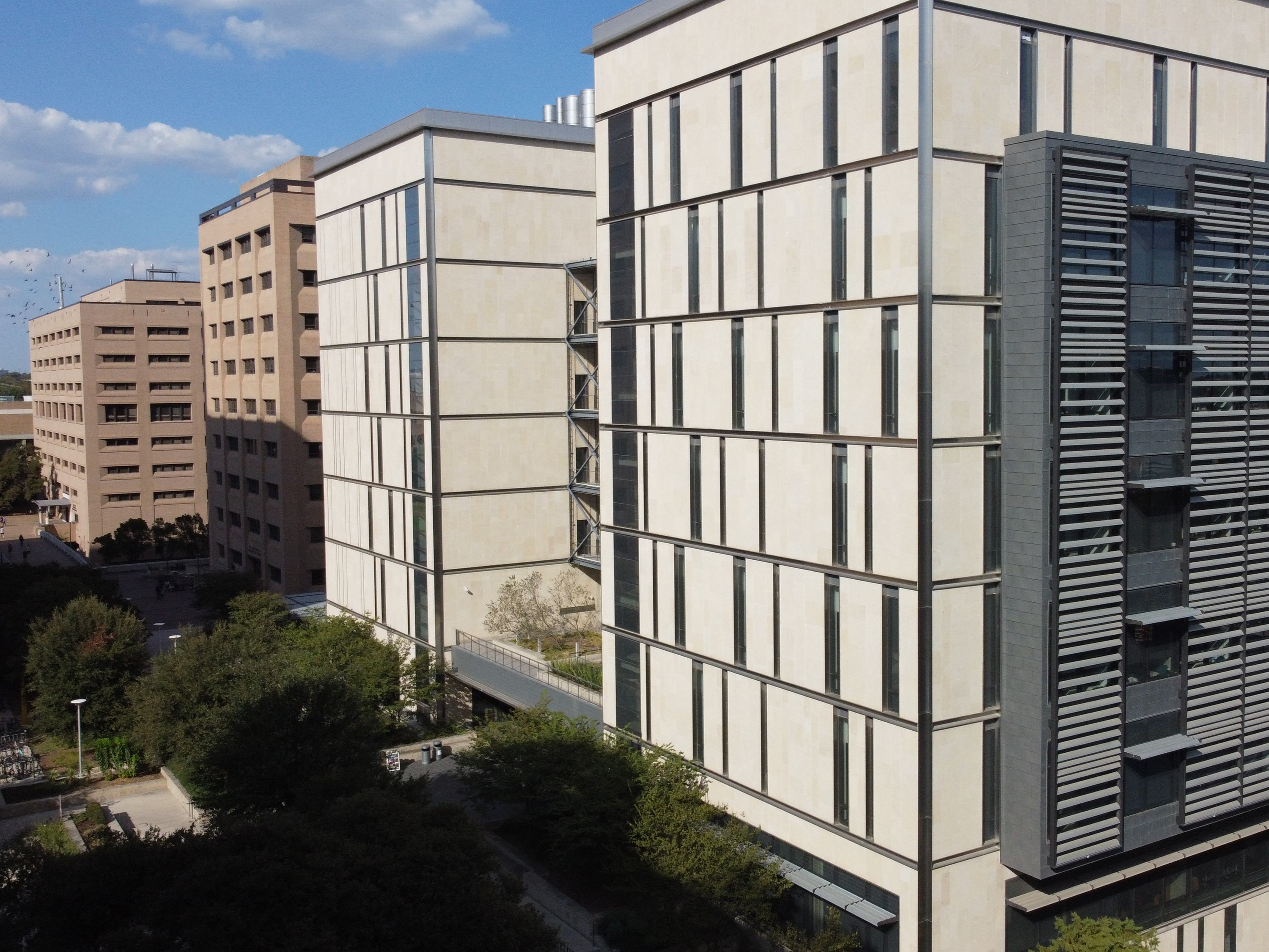 The Engineering Education and Research center on the campus of The University of Texas at Austin