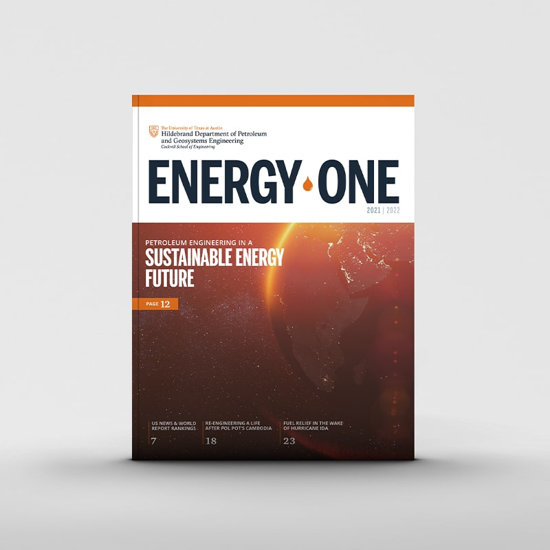 Petroleum and Geosystems Engineering Energy One magazine cover