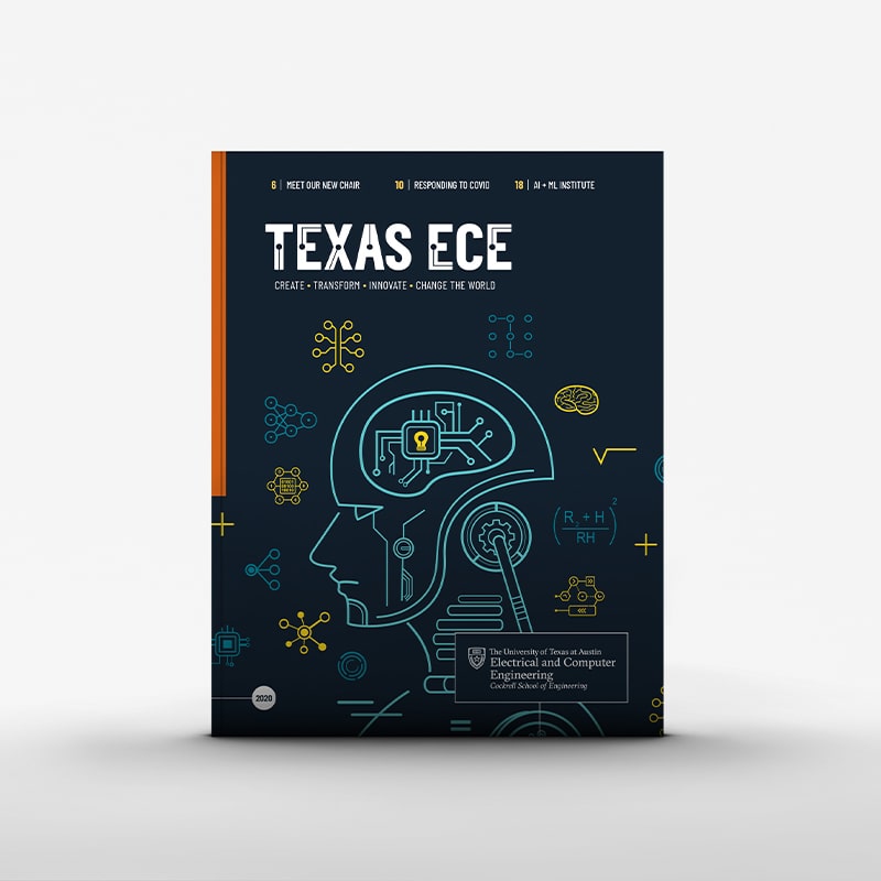 Electrical and Computer Engineering Texas ECE magazine cover