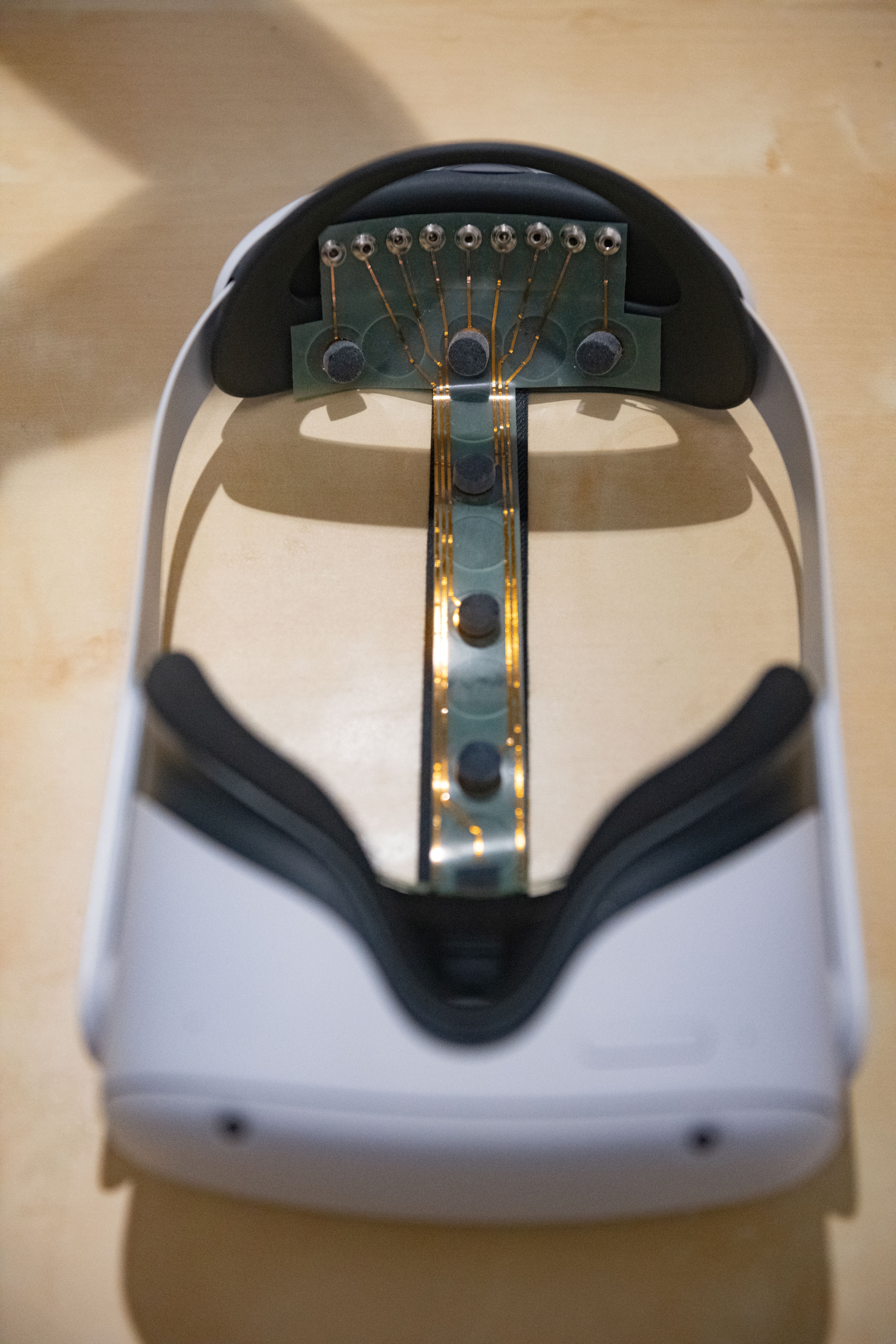 modified Meta Oculus headset