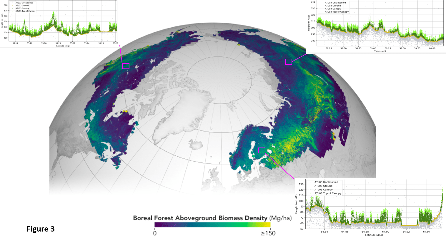 diagram of NASA's Boreal Biomass map