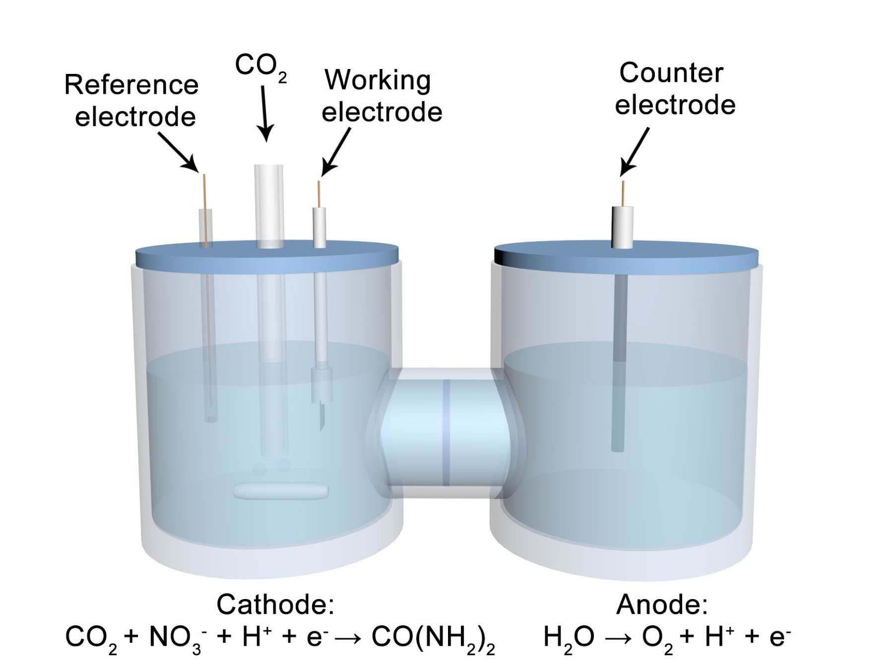 diagram of Guihua Yu's echem setup