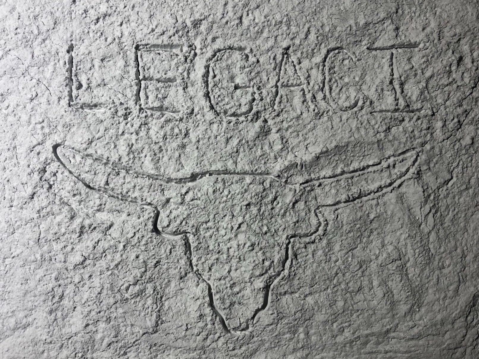 illustration of legaci rover message with longhorn silhouette